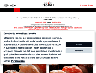 haiku-restaurant.it screenshot