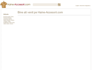 haine-accesorii.com screenshot