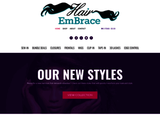 hair-embrace.com screenshot