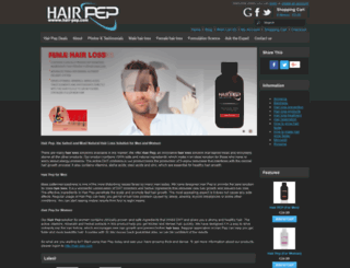hair-pep.com screenshot