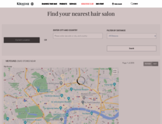 hair-salons.kerastase.com screenshot