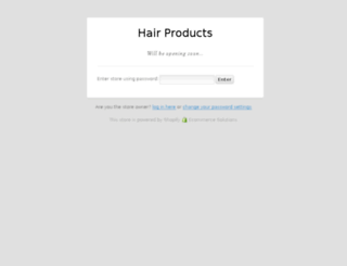 hair-store.myshopify.com screenshot