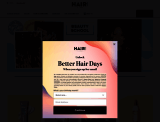 hair.com screenshot