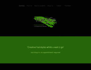 hair2go.co.nz screenshot