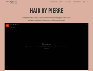 hairbypierre.com screenshot