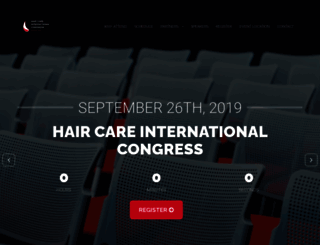 haircareinternationalcongress.com screenshot