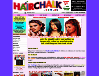 hairchalk.com.au screenshot