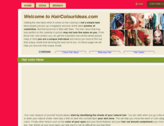 haircolourideas.com screenshot