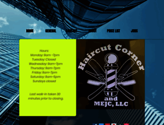 haircutcorner.com screenshot
