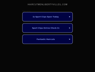 haircutmenlibertyvilleil.com screenshot