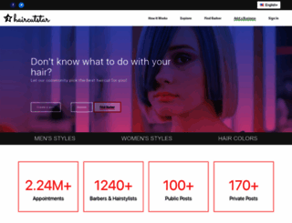 haircutstar.com screenshot