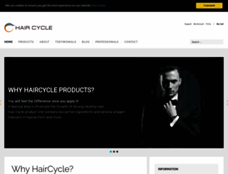 haircycle.com screenshot