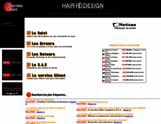 hairdesign-hotline.fr screenshot