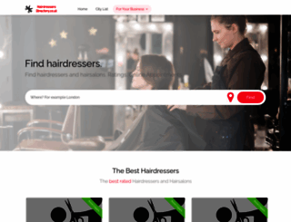 hairdressersdirectory.co.uk screenshot