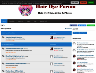 hairdyeforum.com screenshot