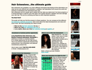 hairextensionguide.com screenshot