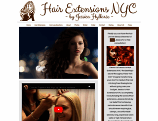 hairextensions-nyc.com screenshot