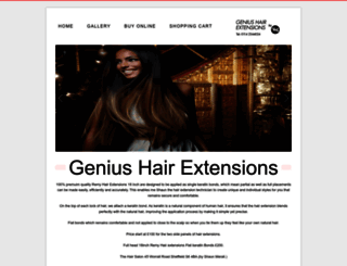 hairextensionsinsheffield.co.uk screenshot
