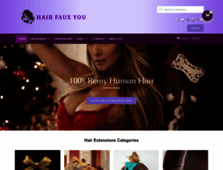 hairfauxyou.com screenshot