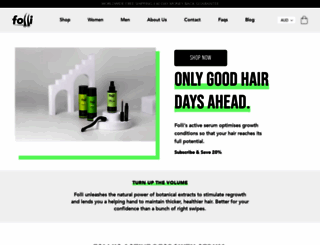 hairfolli.com screenshot