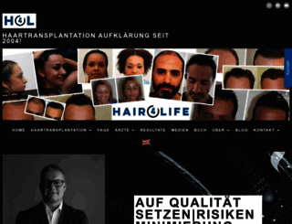 hairforlife.de screenshot
