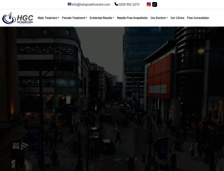 hairgrowthcentre.com screenshot