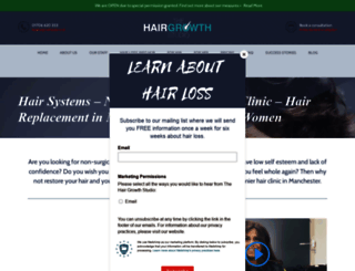 hairgrowthstudio.co.uk screenshot