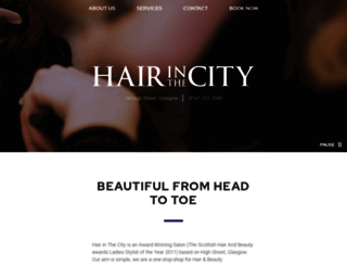 hairinthecity.co.uk screenshot