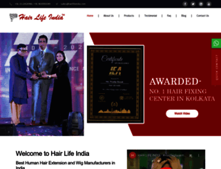 hairlifeindia.com screenshot