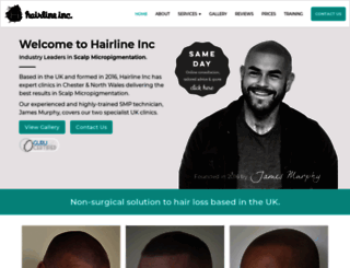 hairlineinc.co.uk screenshot