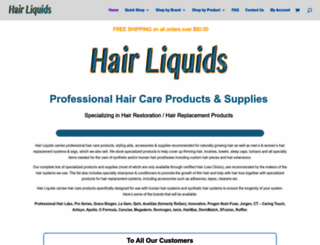 hairliquids.com screenshot