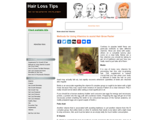 hairloss-tips.net screenshot