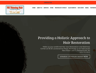 hairlosscenternj.com screenshot