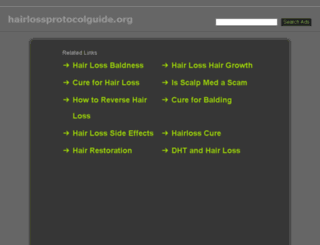 hairlossprotocolguide.org screenshot