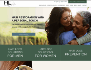 hairlosssolutionsnow.com screenshot