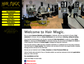 hairmagicspain.com screenshot
