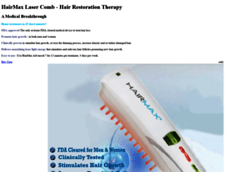 hairmax-lasercomb.com screenshot