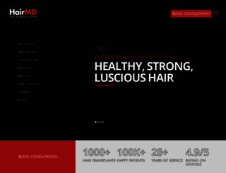 hairmdindia.com screenshot