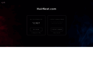 hairnext.com screenshot