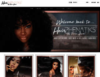 hairphenatiks.com screenshot