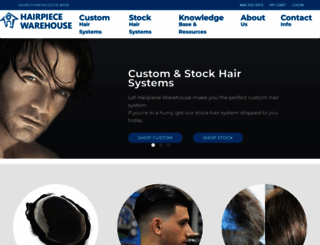 hairpiecewarehouse.com screenshot