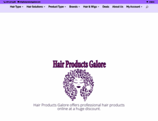 hairproductsgalore.com screenshot