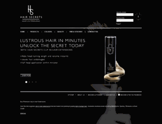 hairsecrets.com.au screenshot
