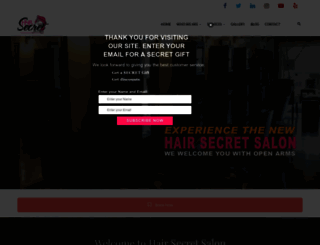 hairsecretsalon.com screenshot