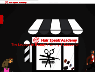 hairspeakacademy.com screenshot