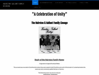 hairstongallantfamilyreunion.net screenshot