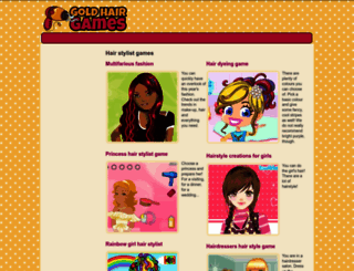 hairstylist.goldhairgames.com screenshot