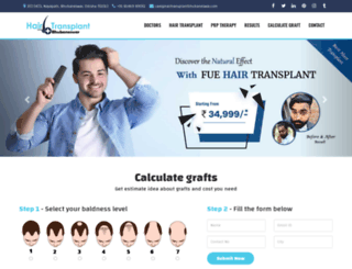 hairtransplantbhubaneswar.com screenshot