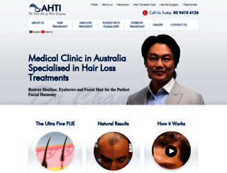hairtransplantinstitute.com.au screenshot