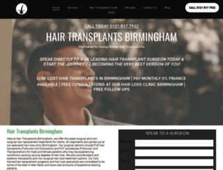 hairtransplantsbirmingham.co.uk screenshot